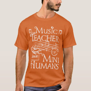 Musiklehrer von Mini-Menschen Freunde T-Shirt