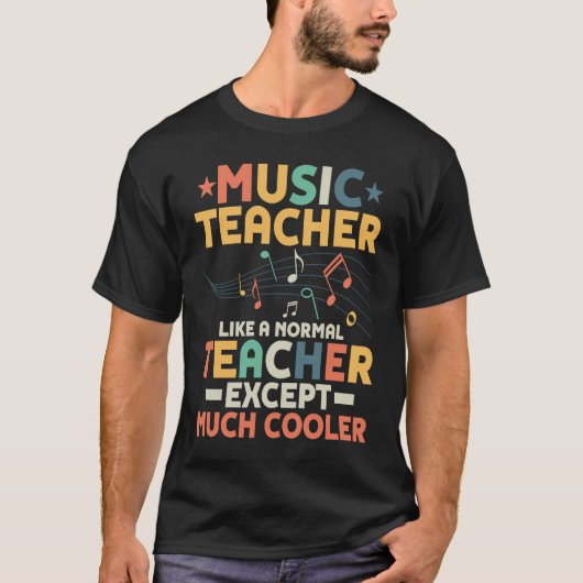 Musiklehrer wie ein normaler Lehrer, außer viel Co T-Shirt (Vorderseite)