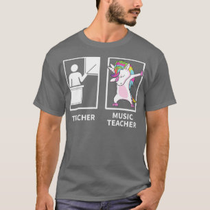 MusiklehrerInnen verschenken Unicorn LehrerInnen G T-Shirt