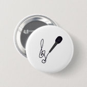 Musikliebhaber Button (Vorne & Hinten)