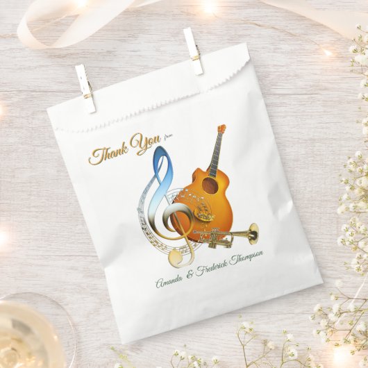 Musikliebhaber-Feierthemen Geschenktütchen (Ausgeschnitten)