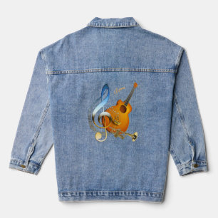 Musikliebhaber-Feierthemen Jeansjacke