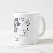 Musikliebhaber geboren, Jumbo-Kaffee-Tasse zu sing Jumbo-Tasse (Vorderseite Rechts)