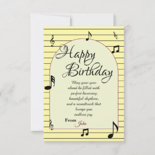 Musikliebhaber Geburtstag Karte