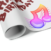 Musikliebhaber Geschenkpapier (Rolleneckpunkt)