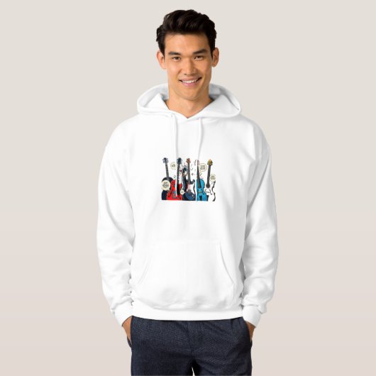 Musikliebhaber Hoodie (Vorne ganz)