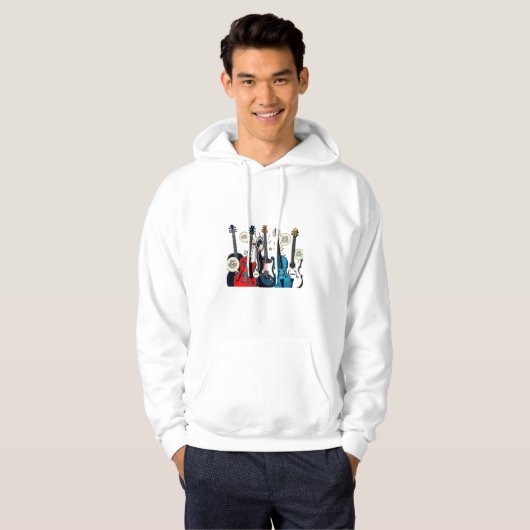 Musikliebhaber Hoodie (Vorne ganz)