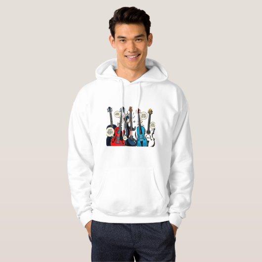 Musikliebhaber Hoodie (Vorne ganz)