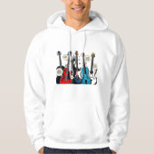 Musikliebhaber Hoodie (Vorderseite)