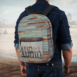 Musikliebhaber im urbanen Loft-Stil Bedruckter Rucksack