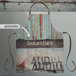 Musikliebhaber im urbanen Loft-Stil Schürze