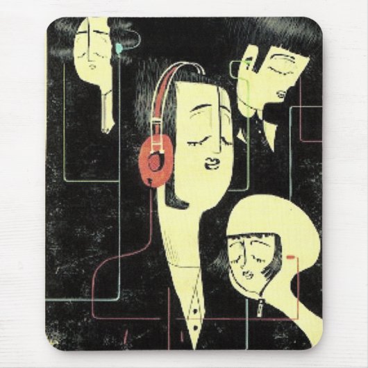 Musikliebhaber Mousepad (Vorne)