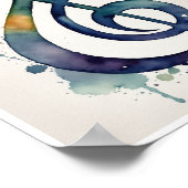 Musikliebhaber Poster Wall Art (Ecke)