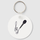 Musikliebhaber Schlüsselanhänger (Vorderseite)