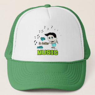 Musikliebhaber Truckerkappe