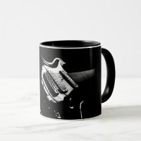 Musiklinien - Gitarre-Tasse