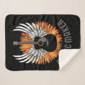 Musikmacher (Gitarrenspieler) Sherpadecke (Vorderseite (Horizontal))