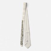Musikmacher Saxophone Design Necktie Krawatte (Rückseite)