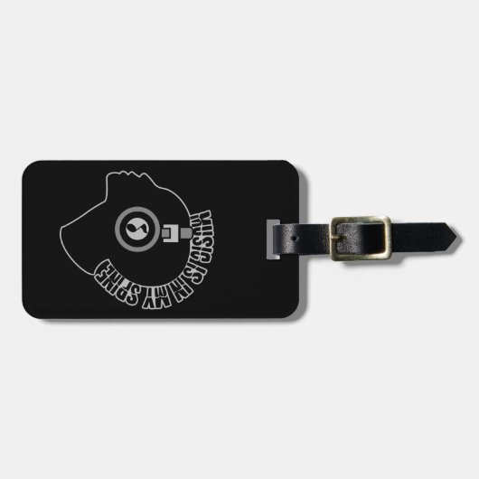 Musikmarke Gepäckanhänger (Vorderseite horizontal)