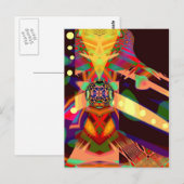 Musikmaschine Postkarte (Vorne/Hinten)