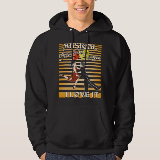 MUSIKMASCHINEN I LIEBE IT HOODIE (Vorderseite)