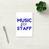 MUSIKMITARBEITER POST-IT KLEBEZETTEL (Büro)
