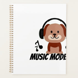 Musikmodus EIN � Chill Dog Cartoon Vibes Planer