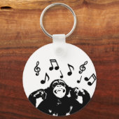 Musikmönch Schlüsselanhänger (Vorderseite)