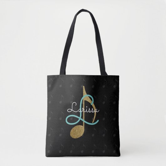 Musikmonogramm Tasche (Vorderseite)