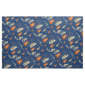 Musikmusikdekor Blue Stoff (Fat Quarter (45,7 x 55,9 cm))