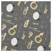 Musikmusikmusikstudio Musikkapelle Stoff (Muster)