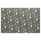 Musikmusikmusikstudio Musikkapelle Stoff (Fat Quarter (45,7 x 55,9 cm))