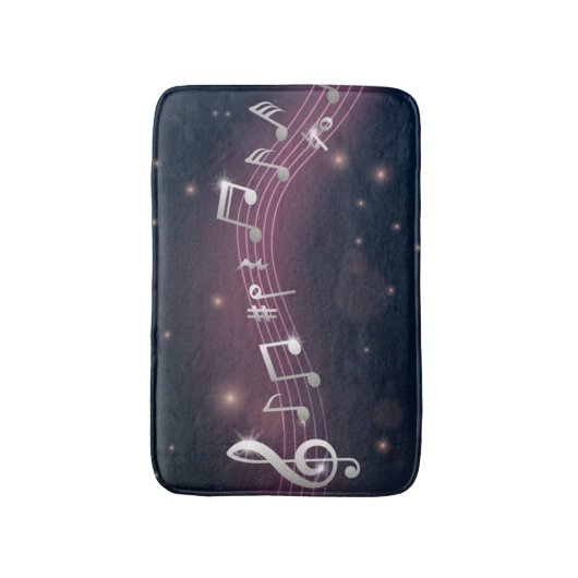 Musikmuster Badematte (Vorderseite Vertikal)