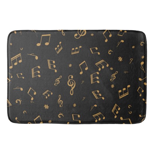 Musikmuster Badematte (Vorderseite)