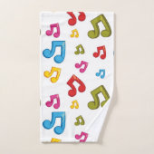 Musikmuster Badhandtuch Set (Handtuch)