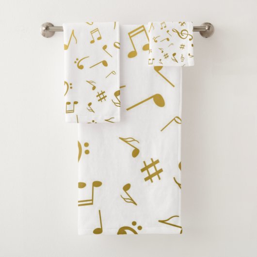 Musikmuster Badhandtuch Set (Insitu)