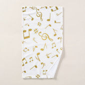 Musikmuster Badhandtuch Set (Handtuch)