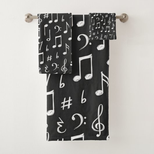 Musikmuster Badhandtuch Set (Insitu)