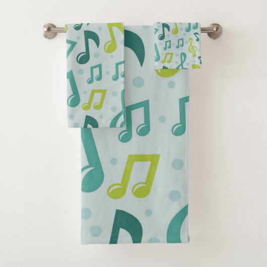Musikmuster Badhandtuch Set (Insitu)