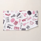 Musikmuster Badhandtuch Set (Handtuch)