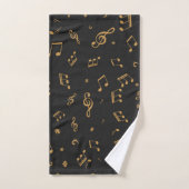 Musikmuster Badhandtuch Set (Handtuch)