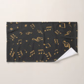 Musikmuster Badhandtuch Set (Handtuch)