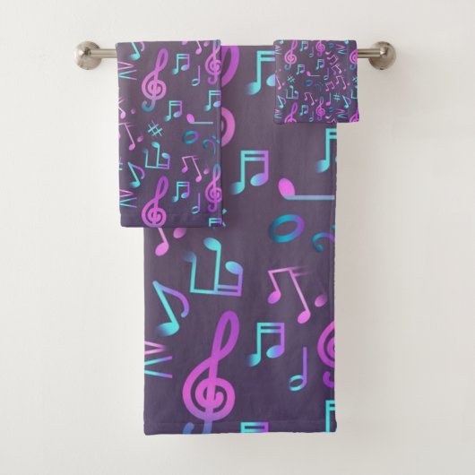 Musikmuster Badhandtuch Set (Insitu)