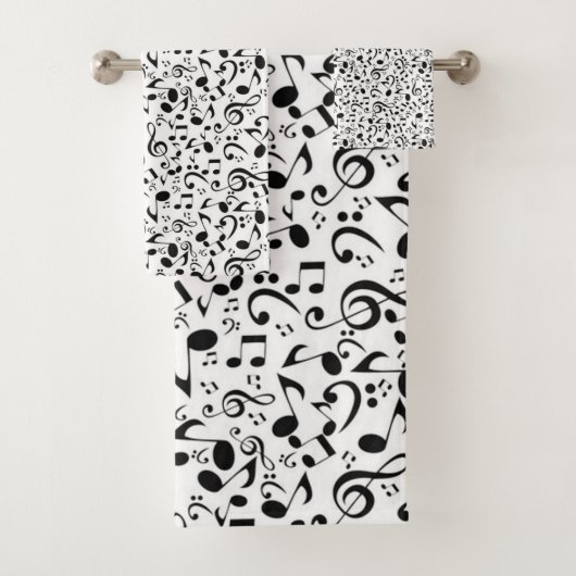Musikmuster Badhandtuch Set (Insitu)