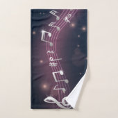 Musikmuster Badhandtuch Set (Handtuch)