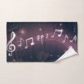 Musikmuster Badhandtuch Set (Handtuch)