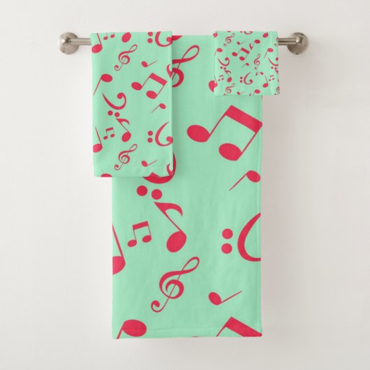 Musikmuster Badhandtuch Set (Insitu)