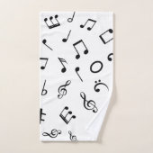 Musikmuster Badhandtuch Set (Handtuch)