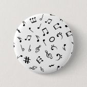 Musikmuster Button (Vorderseite)