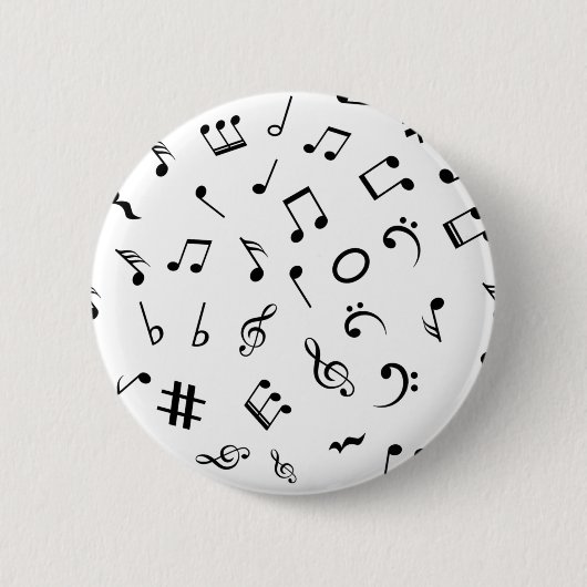 Musikmuster Button (Vorderseite)